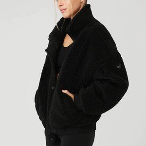 Alo Yoga Sherpa Varsity jacket